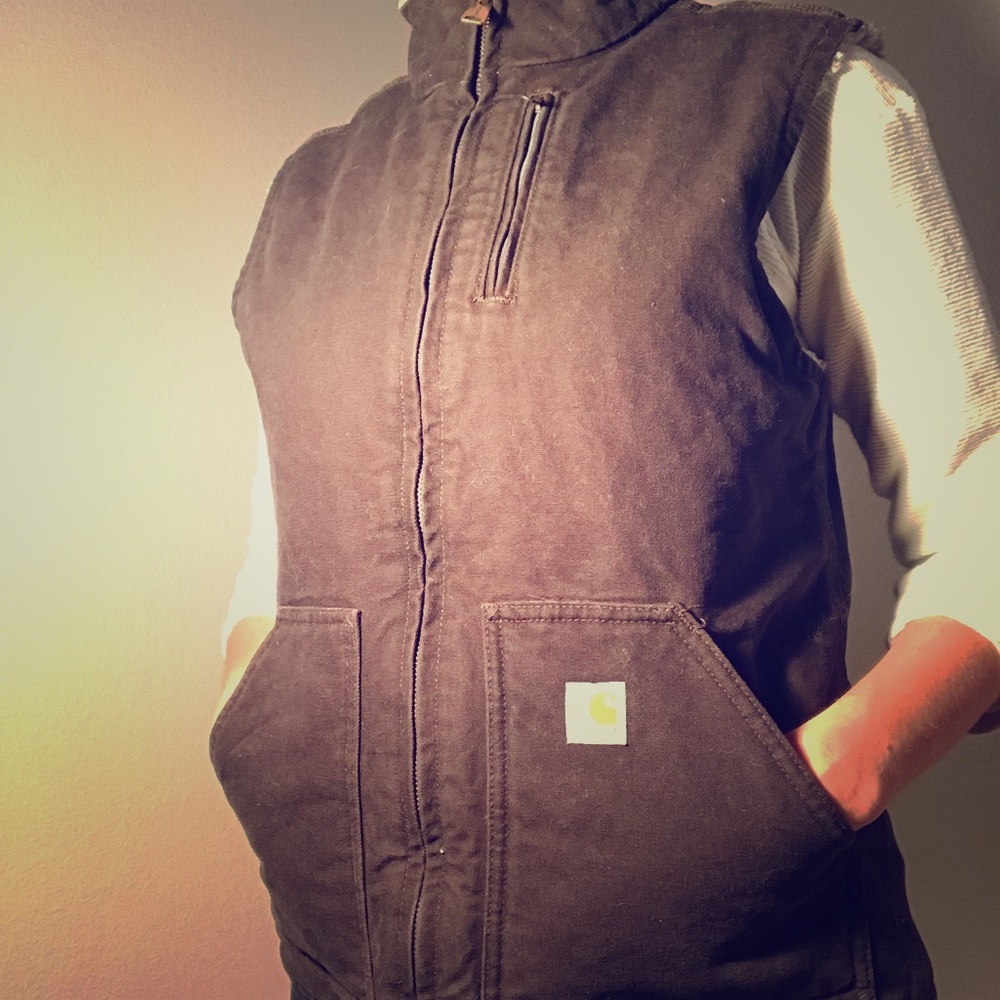 WORN ONCE - Ladies Carhartt Shearling Vest